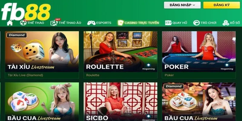 Đăng nhập FB88 bạn có quyền truy cập sử dụng dịch vụ tại nhà cái