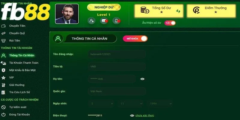 Thành viên cần chú ý không rút tiền FB88 vào khung giờ bảo trì