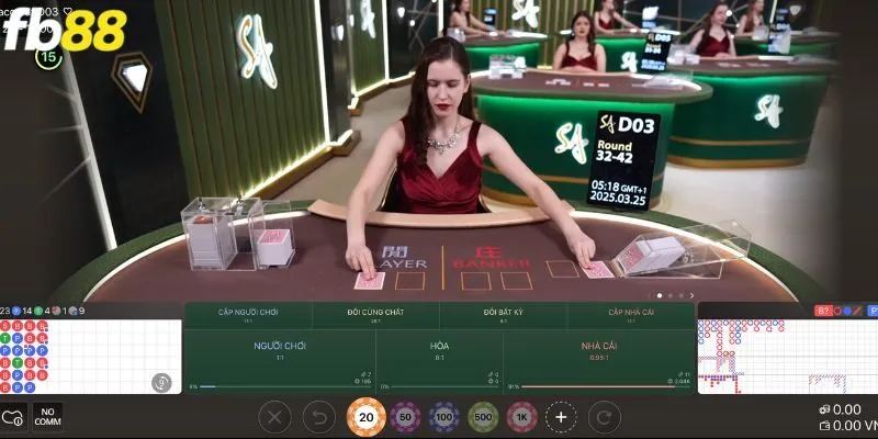 Trải nghiệm Baccarat đầy sôi động