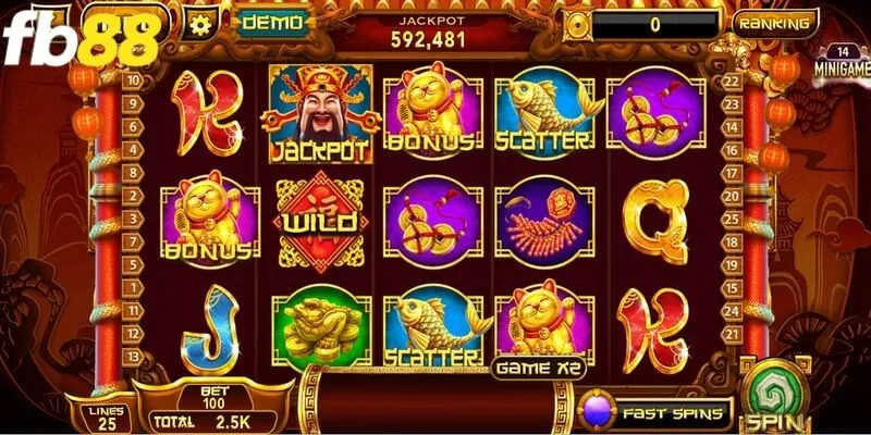 Các chức năng chính trong game nổ hũ thần tài 